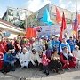 Севастопольские коммунисты провели фестиваль зимнего плавания, посвящённый 98-й годовщине Великой Октябрьской социалистической революции