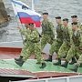 В Крыму наградили вернувшихся из Сирии морпехов