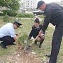 Севастопольские полицейские приняли участие в эколого-патриотическом проекте «Лес Победы» (видео)