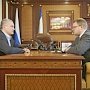 Глава Крыма провёл рабочую встречу с Дмитрием Полонским