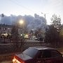 Пожар на складе неподалеку от железнодорожного вокзала переполошил симферопольцев