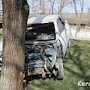В Керчи машина влетела в дерево