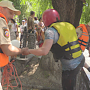Сотрудники ГИМС обеспечили безопасность проведения сплава по реке Салгир