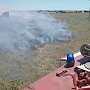 МЧС Крыма предупреждает об опасности палов сухой травы: за 6 дней июля произошло около 130-ти возгораний