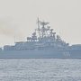 Сторожевой корабль Черноморского флота «Пытливый» выполнил артиллерийскую стрельбу по берегу