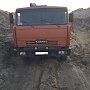 Восемь человек задержаны за незаконную добычу песка в Багерово