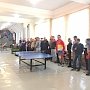 Крымские спасатели сразились в чемпионате по настольному теннису