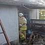 В частном доме в селе Цветущее Нижнегорского района во время пожара погиб человек