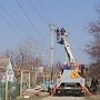 В Армянске продолжается работа по установке нового уличного освещения
