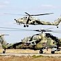 Российские боевые вертолеты над Джанкоем включают станции радиоэлектронной борьбы
