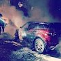 В Севастополе сгорел Range Rover Evoque