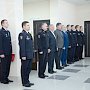 В Управлении МВД России по г. Севастополю вручили погоны сотрудникам, получившим первые и новые специальные звания