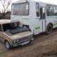 В Крыму две машины столкнулись с автобусами