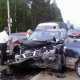 На трассе в Крыму столкнулись три машины