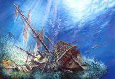 Возле «Артека» нашли три затонувших парусника