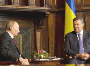 Янукович и Путин поговорили о торгово-экономической сфере