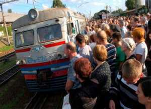 Сегодня утром из-за проблем с электричеством десять поездов прибыли в Крым с опозданием