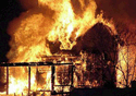В Красногвардейском районе на пожаре обгорел мужчина