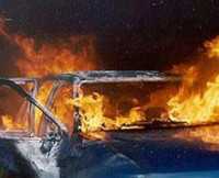 В Ночное Время в поселке в Крыму сожгли машину и 200 тюков соломы