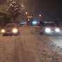 Автодорогу Алушта-Ялта парализовало из-за снегопада