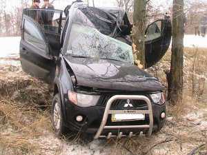 В Джанкойском районе Mitsubishi врезался в дерево. Водитель погиб