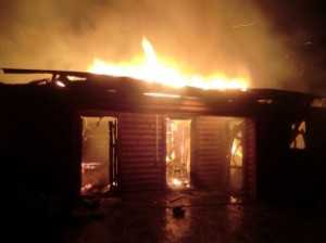 В Севастополе выгорел ресторанный комплекс