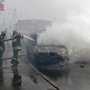 В Севастополе на ходу взорвалась и загорелась машина