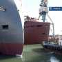 В Керчи на судостроительном заводе «Залив» вывели в море два судна