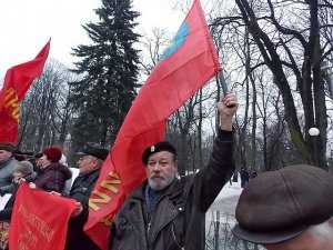 В Киеве отмечать 70-летие победы в Сталинградской битве собралось 50 человек