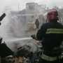 На пожаре в Севастополе едва не взорвались два газовые баллона
