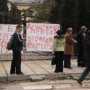 В Алуште митинговали против незаконно возведенного забора