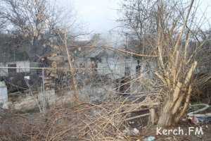 Пожар в Керчи на улице Годыны