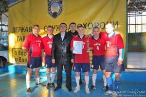 В Алуште состоялся юбилейный чемпионат по мини-футболу между команд крымской Госслужбы охраны
