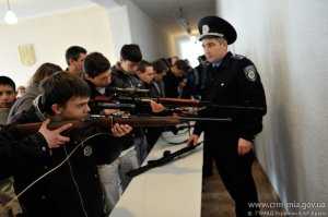 Для выпускников школ в Евпаторийском училище профессиональной подготовки работников милиции проведен «день открытых дверей»