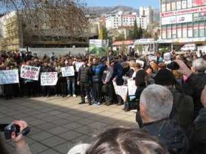 В Ялте состоялся митинг в защиту заповедника