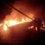 В Севастополе горел деревянный сруб в три этажа
