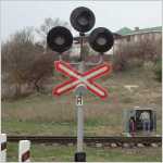 На железнодорожном переезде в Балаклаве установлен световой сигнал