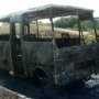 На трассе «Симферополь – Феодосия» сгорел автобус, перевозивший детей (ФОТО, ВИДЕО)