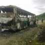 Милиция расследует факт загорания автобуса в Крыму