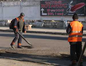 В Симферополе дошла очередь до ремонта тротуаров