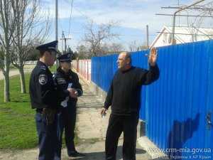 Джанкойские милиционеры провели профилактическую отработку территории Медведевского поселкового совета