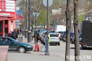 В центре Керчи образовалась большая пробка