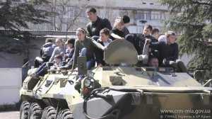 Дети крымских спецназовцев участвовали в соревнованиях по пейнтболу