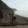 Возле Алушты снесли забор на пляже