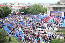 В Крыму антифашистский митинг собрал 22 тысячи приверженцев
