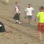 На пляже в Евпатории милиция задержала пьяных дебоширов