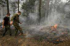 Возле Ялты горел лес