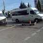 В Севастополе маршрутка, у которой отказали тормоза, врезалась в автобус