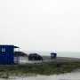На диком пляже в Евпатории установили туалет