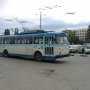 Троллейбусы на улице Гоголя в Столице Крыма не помещаются
